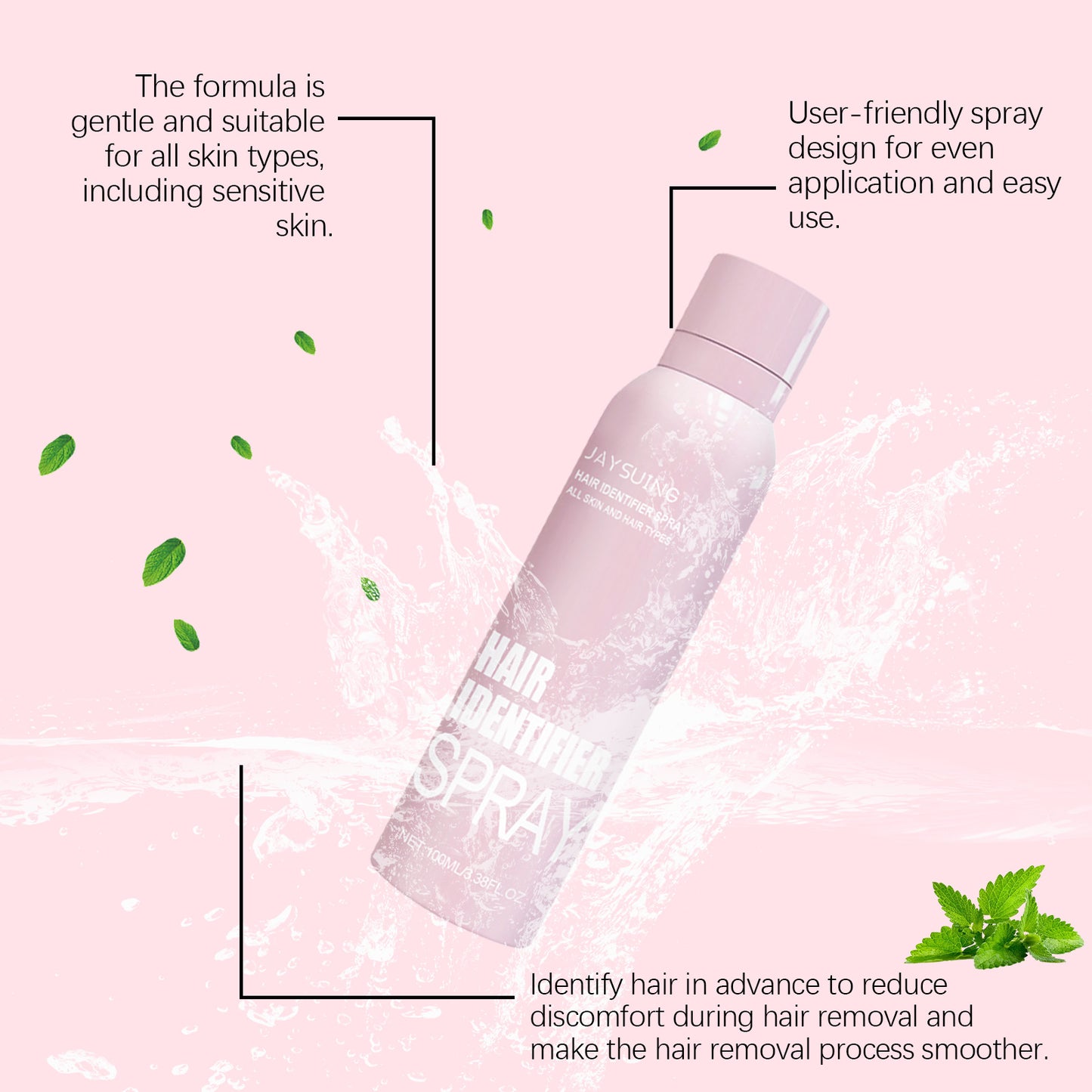 Hair Identifier Spray and Razor Set