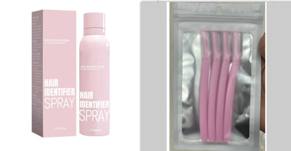 Hair Identifier Spray and Razor Set