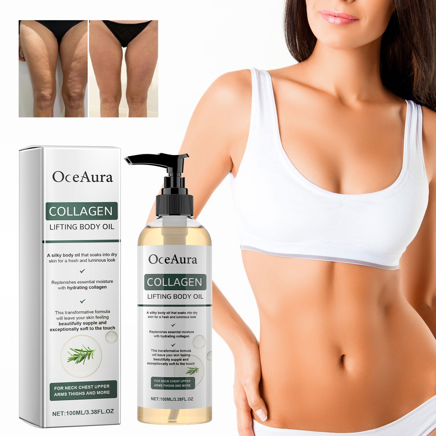 OceAura Collagen Lifting Body Oil